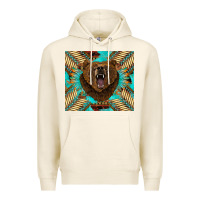 Tofu bear native american  tumbler Premium Hoodie - BarkalooDesign