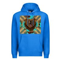 True Royal bear native american  tumbler Premium Hoodie - BarkalooDesign