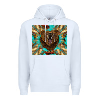 White bear native american  tumbler Premium Hoodie - BarkalooDesign