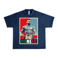 Navy canelo alvarez mexican boxing Urban Heavy Tee - artisFamous