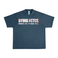 Midnight Navy dying fetus 4 Urban Heavy Tee - artisFamous