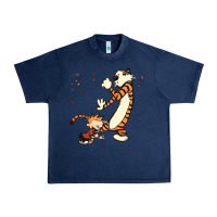Navy calvin dance party Urban Heavy Tee - artisFamous
