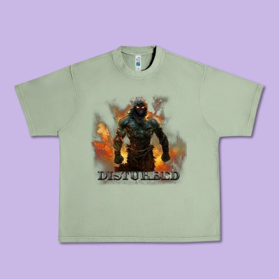 Disturbed 8 Urban Heavy Tee Designed By Artisfamous
