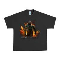 Pigment Black disturbed 8 Urban Heavy Tee - artisFamous