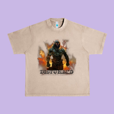 Disturbed 8 Urban Heavy Tee Designed By Artisfamous