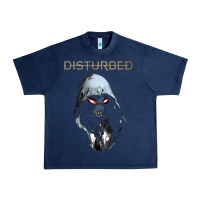 Navy disturbed 10 Urban Heavy Tee - artisFamous