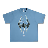 Pebble Blue skyrim Urban Heavy Tee - artisFamous