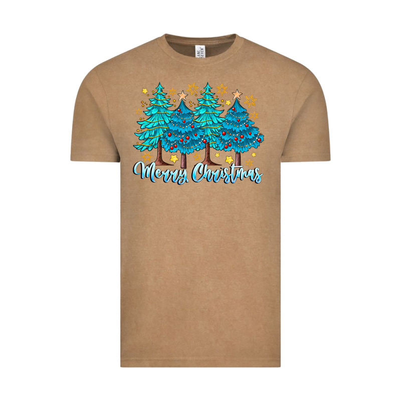 Merry Christmas Vintage Tee by CowhideDigitalArt | Teevron