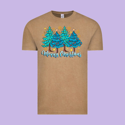 Merry Christmas Vintage Tee Designed By Cowhidedigitalart