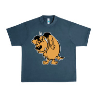 Midnight Navy smile mumbly muttley dog Urban Heavy Tee - artisFamous