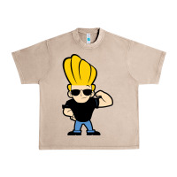 French Oak johnny bravo chibi Urban Heavy Tee - artisFamous