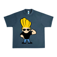 Midnight Navy johnny bravo chibi Urban Heavy Tee - artisFamous