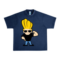 Navy johnny bravo chibi Urban Heavy Tee - artisFamous