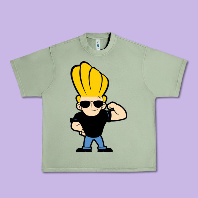 Johnny Bravo Chibi Urban Heavy Tee Designed By Artisfamous
