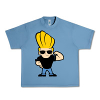 Pebble Blue johnny bravo chibi Urban Heavy Tee - artisFamous