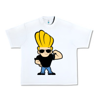 White johnny bravo chibi Urban Heavy Tee - artisFamous