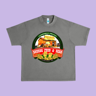 Sneeds Feed And Seed Urban Heavy Tee Designed By Artisfamous