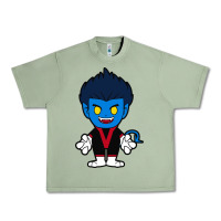 Oil Green nightcrawler chibi Urban Heavy Tee - artisFamous