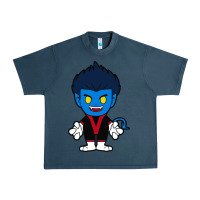 Midnight Navy nightcrawler chibi Urban Heavy Tee - artisFamous