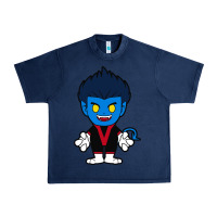 Navy nightcrawler chibi Urban Heavy Tee - artisFamous