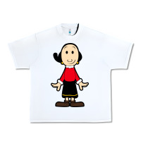 White olive oyl Urban Heavy Tee - artisFamous