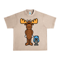 French Oak rocky and bullwinkle Urban Heavy Tee - artisFamous