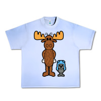 Grape Ice rocky and bullwinkle Urban Heavy Tee - artisFamous