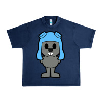 Navy rocky the squirrel Urban Heavy Tee - artisFamous