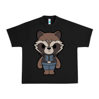 Black rocket racoon chibi Urban Heavy Tee - artisFamous