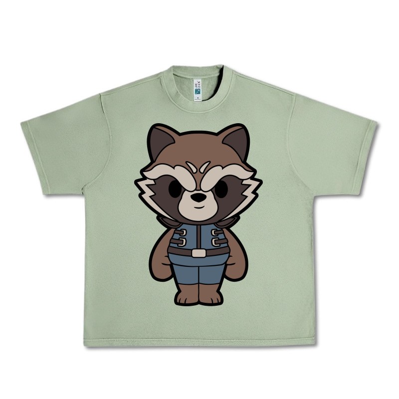 Rocket Racoon Chibi Urban Heavy Tee by artisFamous | Teevron