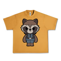 Peanut Butter rocket racoon chibi Urban Heavy Tee - artisFamous