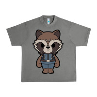 Tornado rocket racoon chibi Urban Heavy Tee - artisFamous