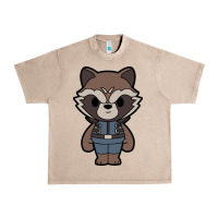 French Oak rocket racoon chibi Urban Heavy Tee - artisFamous