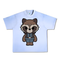Grape Ice rocket racoon chibi Urban Heavy Tee - artisFamous