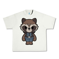 Pistachio rocket racoon chibi Urban Heavy Tee - artisFamous