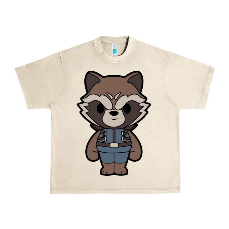 Rocket Racoon Chibi Urban Heavy Tee by artisFamous | Teevron
