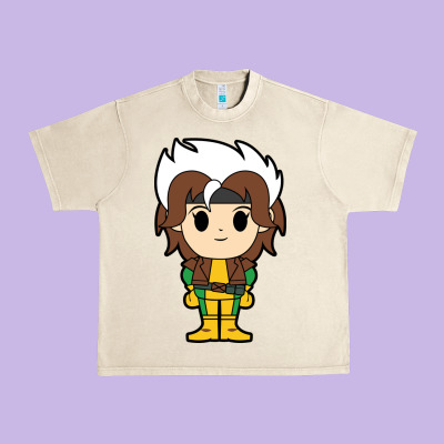Rogue X Men Chibi Urban Heavy Tee Designed By Artisfamous
