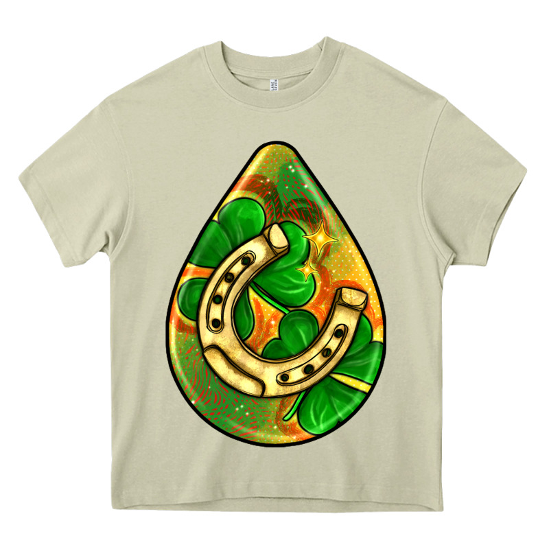St.patrick's Teardrop Earrings Heavy Core Tee by FaDigitalArtStudio | Teevron
