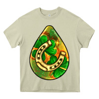 Mossy st.patrick's teardrop earrings Heavy Core Tee - FaDigitalArtStudio