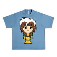 Pebble Blue rogue x men chibi Urban Heavy Tee - artisFamous