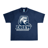 Navy drew university Urban Heavy Tee - artisFamous