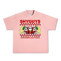 Salmon shy guys burger and fries Urban Heavy Tee - artisFamous