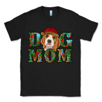 Black Christmas dog mom beagle Classic Tee - RanaPortraitStore