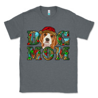 Charcoal Heather Christmas dog mom beagle Classic Tee - RanaPortraitStore