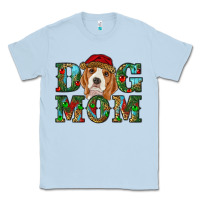 Dusty Blue Christmas dog mom beagle Classic Tee - RanaPortraitStore