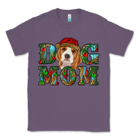 Lavender Christmas dog mom beagle Classic Tee - RanaPortraitStore