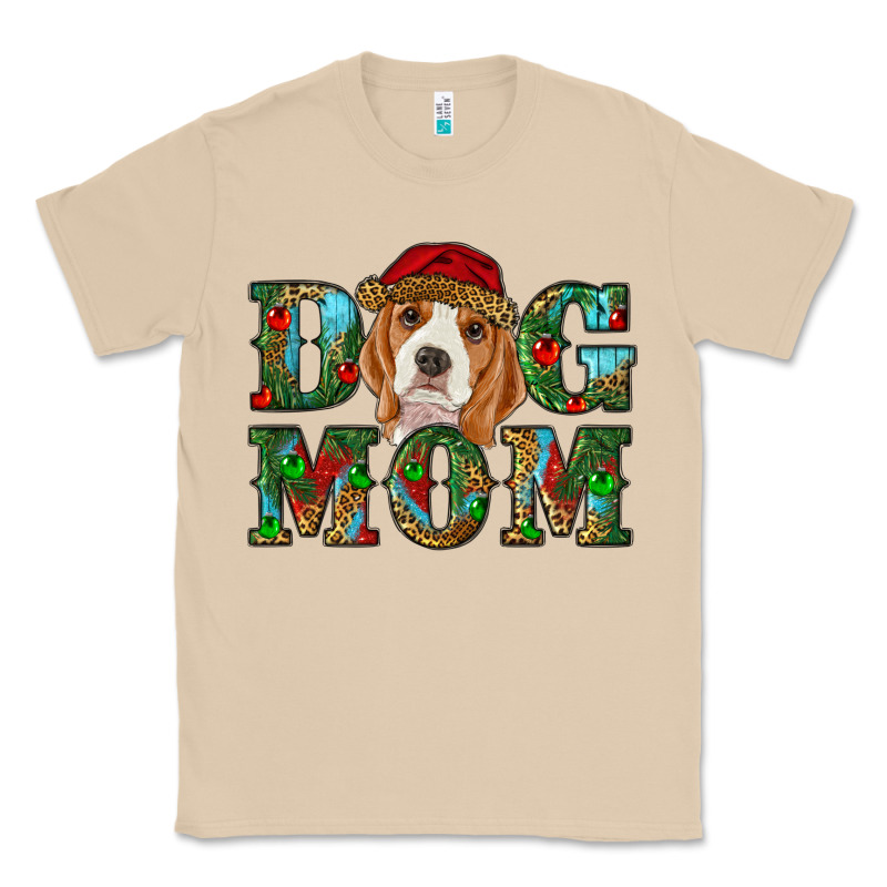 Christmas Dog Mom Beagle Classic Tee by RanaPortraitStore | Teevron