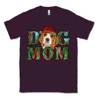 Plum Christmas dog mom beagle Classic Tee - RanaPortraitStore