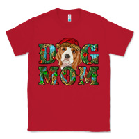 Red Christmas dog mom beagle Classic Tee - RanaPortraitStore