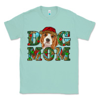 Seafoam Christmas dog mom beagle Classic Tee - RanaPortraitStore